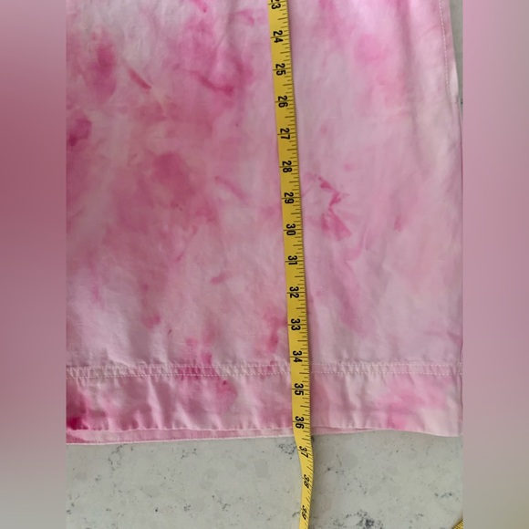 Maeve Tie-Dye Pink Ruffle Sleeve Dress - Size L - Picture 7 of 7